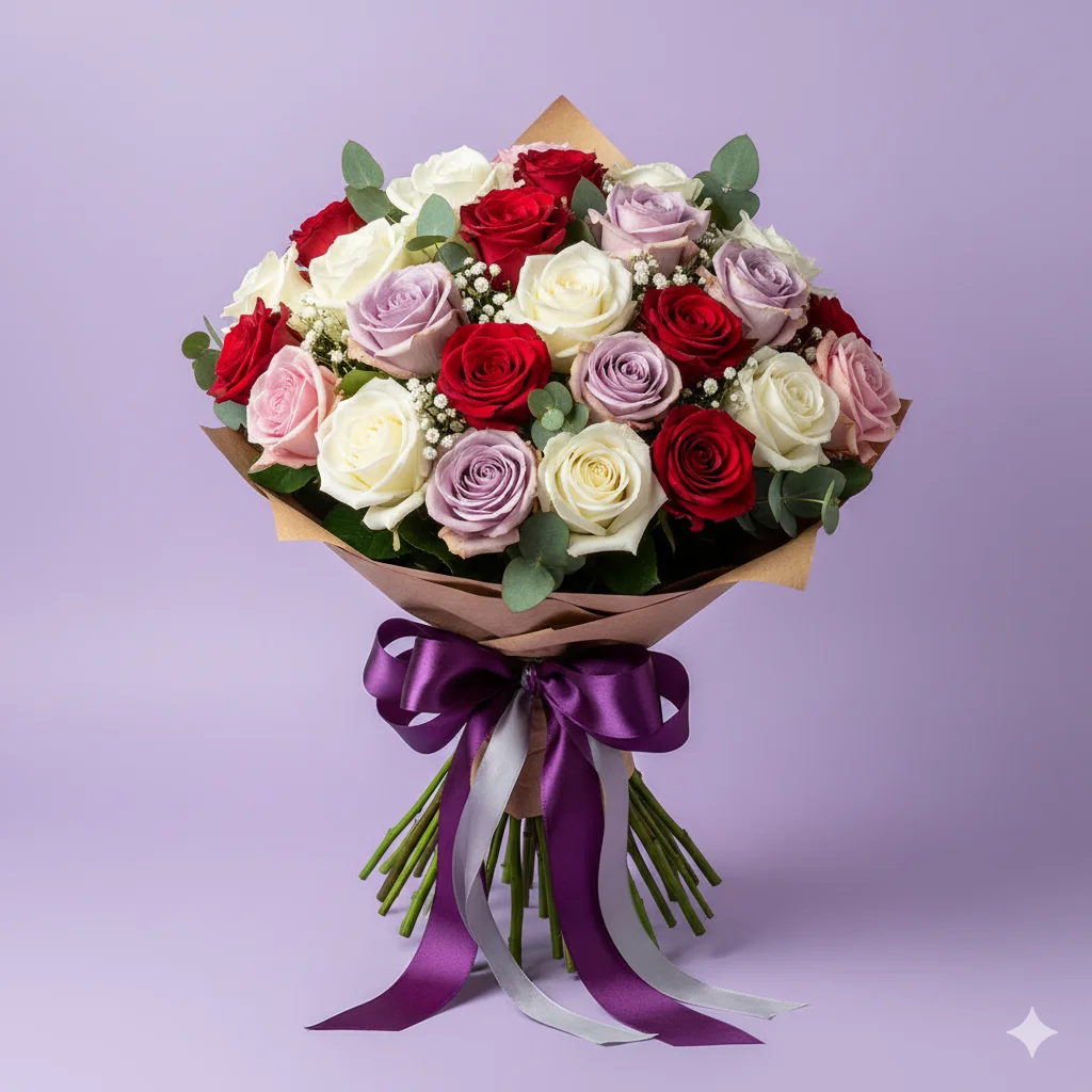 imagen de ramo de rosas eternas